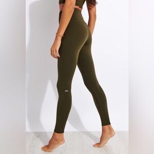 Alo Yoga 7/8 High-waist Airlift Leggings XS Dark Olive